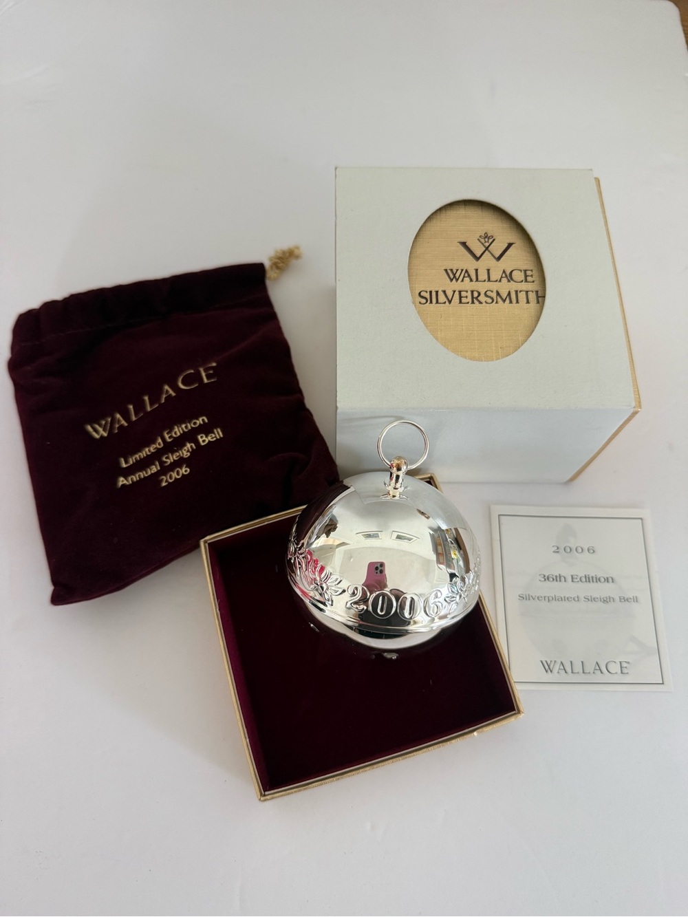 Wallace 2006 Silver Plated Bell in Box